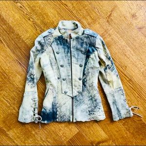 TRIBE AMERICA USA leather jacket